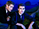 Joseph Morgan and Paul Wesley