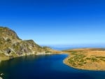 Mountains, Blue Water, and Sky in Bulgaria