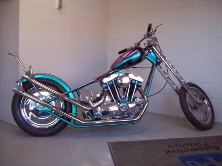 Old Skool Chopper - old skool, bike, motorcycle, chopper