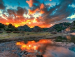 Sunset on Malibu Canyon