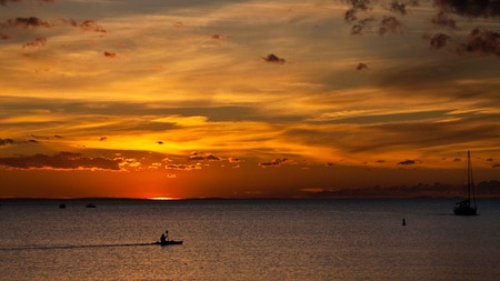 Perfect Day              - nature, ocean, perfect day, skies, tropical, sunset, sunrise