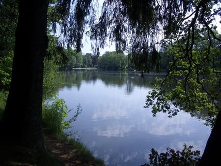 Lac da Warfaaz in Belguim - pretty, quiet, nature, view, lake