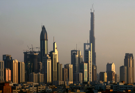 Dubai Skyline - dubai, skyline, xxl, dual monitor, dual screen, dubai skyline