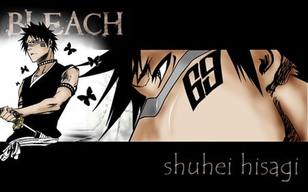 hisagi - anime, bleach