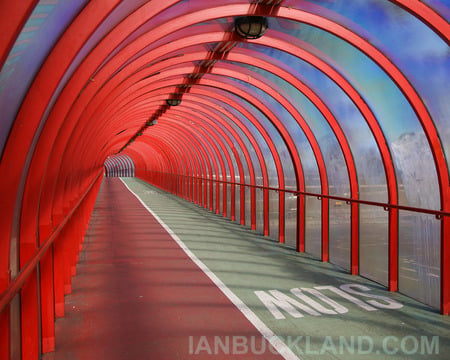 Walkway - glasgow, scotland, tunnel