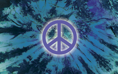 PEACE  - love, peace, blue