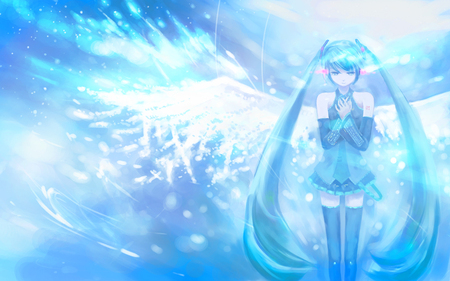 Hatsune Miku - vocaloid, anime, hatsune miku