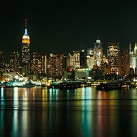 New York City Skyline as Seen From Weehawken New Jersey