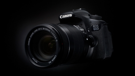 canon camera - digital, camera, canon, black