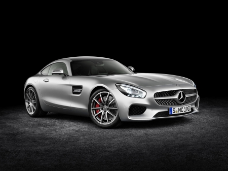 2016-Mercedes-AMG-GT - gt, silver, amg, 2016