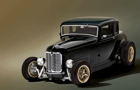 32 Ford High Boy - 5 window, classic, ford, hotrod