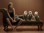 Three Owls and a Woman