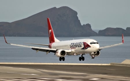 Landing - wonderful, plane, sea, landing