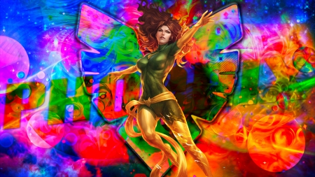 Jean Grey/Phoenix - jean grey, marvel universe, jean grey summers, x-men, marvel comics, phoenix, marvel