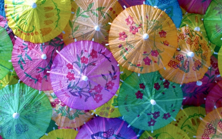 Colorful Cocktail Umbrellas