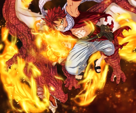 Father and son - Dragon Slayer Magic, Manga, Fire, Fairy Tail, Father And Son, Anime, Natsu Dragneel, Human, Flame Dragon King, Fire Dragon, Mage, Dragon, Guild