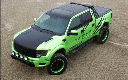 GeigerCars Ford F-150 SVT Raptor - ford, green, raptor, truck