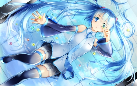 Marble - nice, beauty, female, twintail, aqua hair, anime girl, marble, floor, miku hatsune, laying, pretty, looking, anime, miku, twin tail, look, hatsune miku, girl, twintails, blue eyes, long hair, lay, lovely, hatsune, vocaloids, blue hair, twin tails, vocaloid, blue, beautiful, sweet