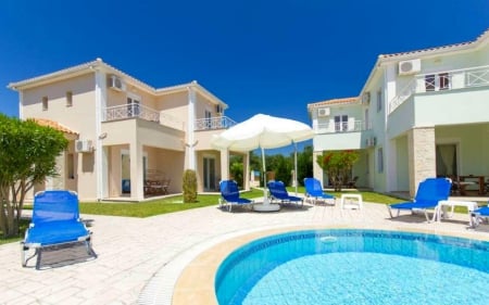 Nice Place to Relax - architecture, pool, water, chair