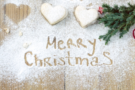 Merry Christmas - christmas, holiday, cookies, snow, sweets, merry