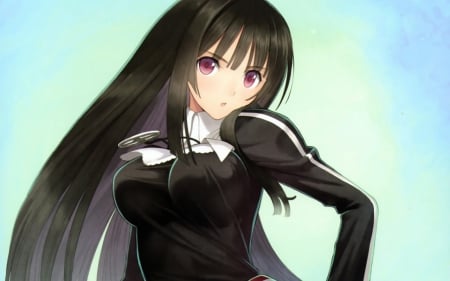 Shining Blade - girl, game, long hair, tony taka, shining, cg