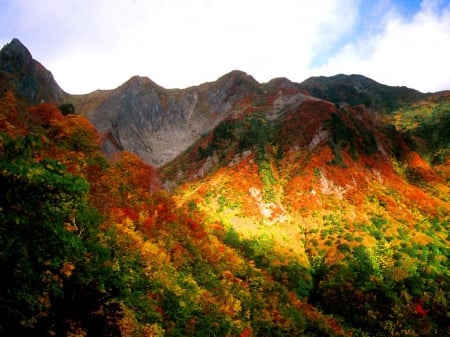 Autumn - mountains, autumn, colours, colourful