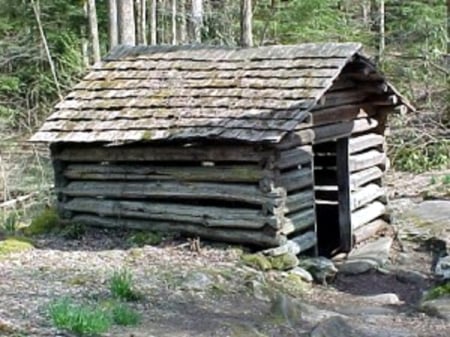 Working Springhouse - springhouse, rural, buildings, tennessee