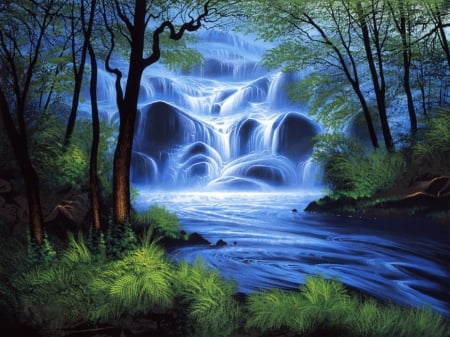 Blue Cascade