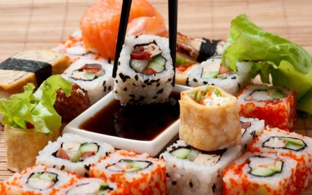 Sushi - sushi, delicious, food, japanese