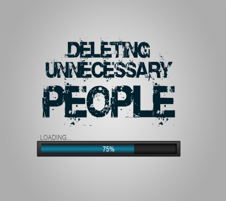 Deleting people - delete, unnecessary, people, loading