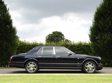 bentley arnage - arnage, tree, bentley, hedge