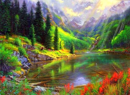 ★Intimate Valley★ - trees, scenery, attractions in dreams, creative pre-made, beautiful, paintings, colors, fall season, valley, stunning, forests, nature, autumn, landscapes, mountains, love four seasons