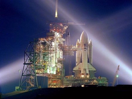 space shuttle columbia - space, shuttle, launchpad, columbia