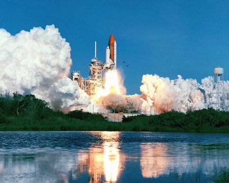 space shuttle discovery - launch, shuttle, space, discovery