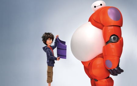 Big Hero 6 - Big, funny, Disney, cute, movie, 3d, hero