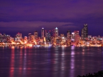 Seattle Night Cityscape