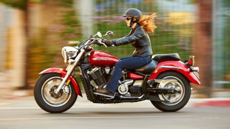 Yamaha Cowgirl - cowgirl, bike, motorcycle, yamaha