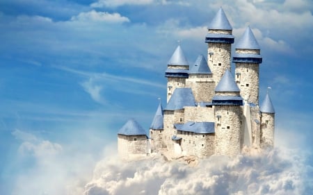 Fantasy Castle in the Clouds