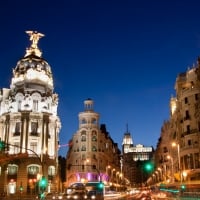 Madrid, Spain Cityscape