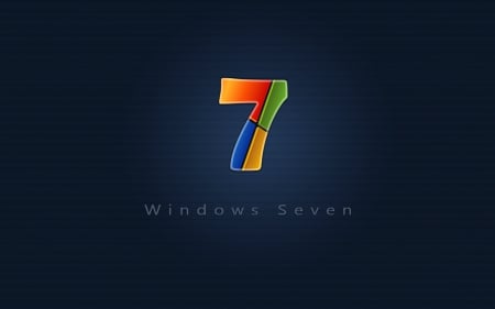 windows seven - yellow, blue, red, green, windows, seven