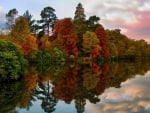 Autumn Lake Reflection