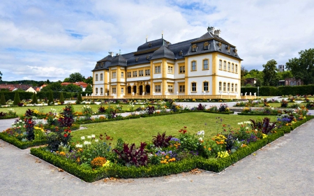 Veitshochheim Castle - architecture, garden, landscape, castle