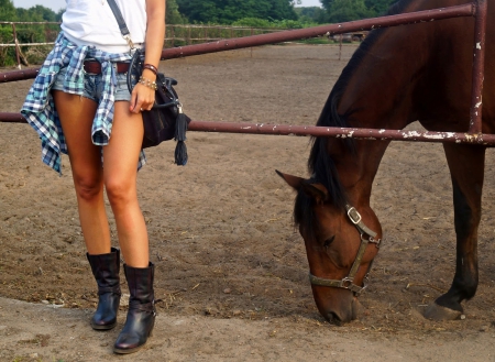 Pair Of Boots - boots, sexy, horse, cowgirl