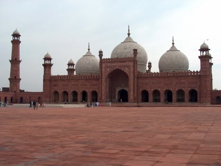 badshahi mosque - badshshi, mosque, religious, remple