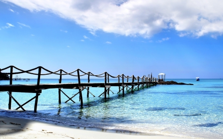 old jetty - beach, sand, jetty, ocean