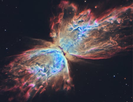 The Butterfly Nebula from Hubble - space, fun, stars, cool, galaxy, nebula