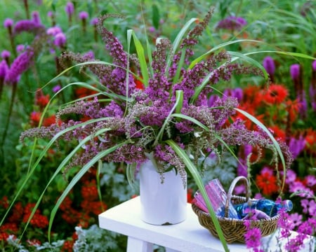 Beautiful Flowers - flowers, pot, nature, bloom