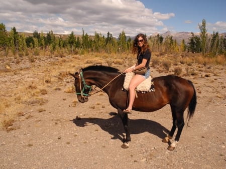 Horseback Riding - horse, cowgirl, country, boots