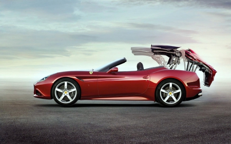 2014 Ferrari ~ California T Convertible - red, cars, ferrari, 2014