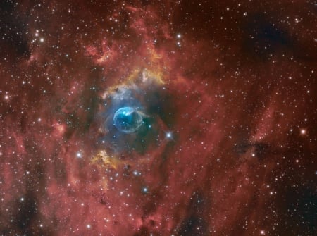 The Bubble Nebula - fun, stars, cool, galaxy, nebula, space